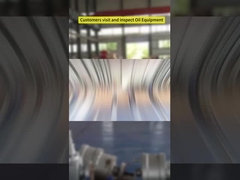 ลูกค้าเข้าชมและตรวจสอบอุปกรณ์น้ำมัน